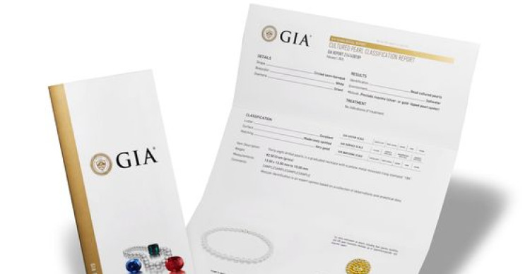 Giấy chứng nhận kim cương của GIA Giấy chứng nhận kim cương của GIA