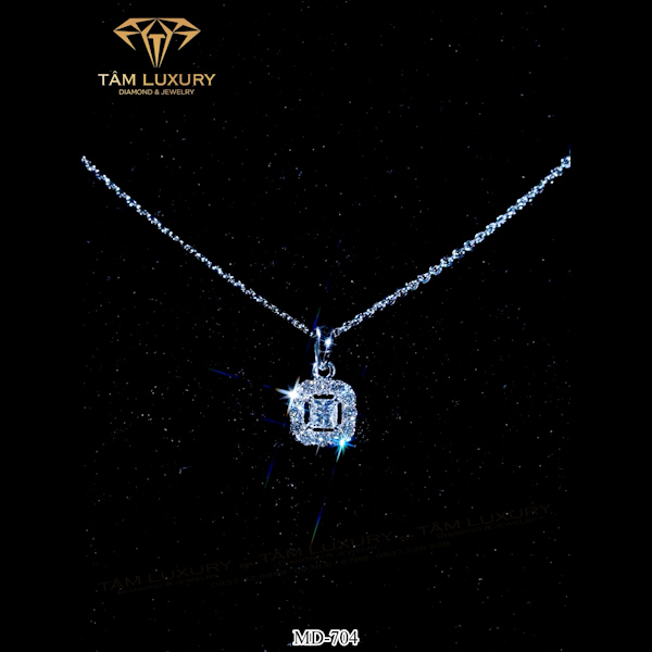 Sản phẩm mặt dây chuyền kim cương được yêu thích “Pristine” – Mã MD704