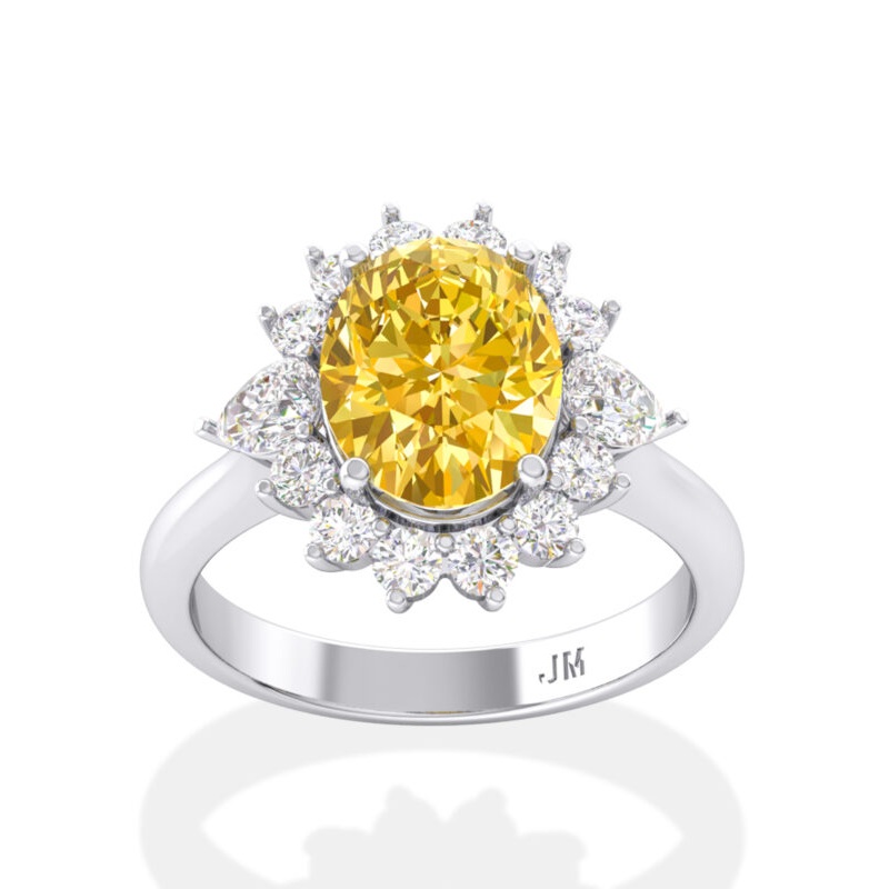Nhẫn kim cương vàng chất lượng - Jemmia Diamond