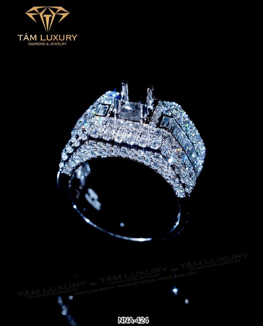 Nhẫn kim cương nam VVS+ Captivating - Mã NNA424 hình ảnh 1