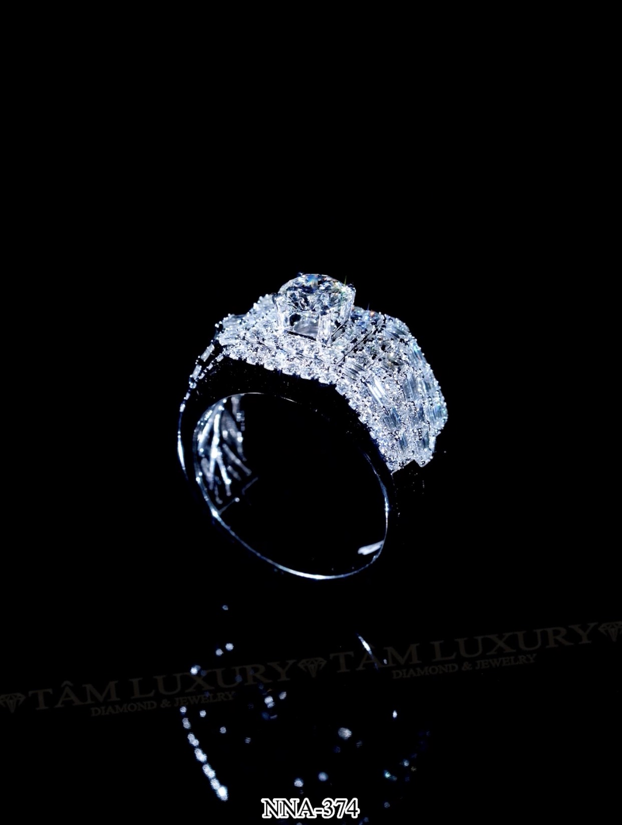 Nhẫn nam kim cương ” Silky Ring” – Mã NNA374