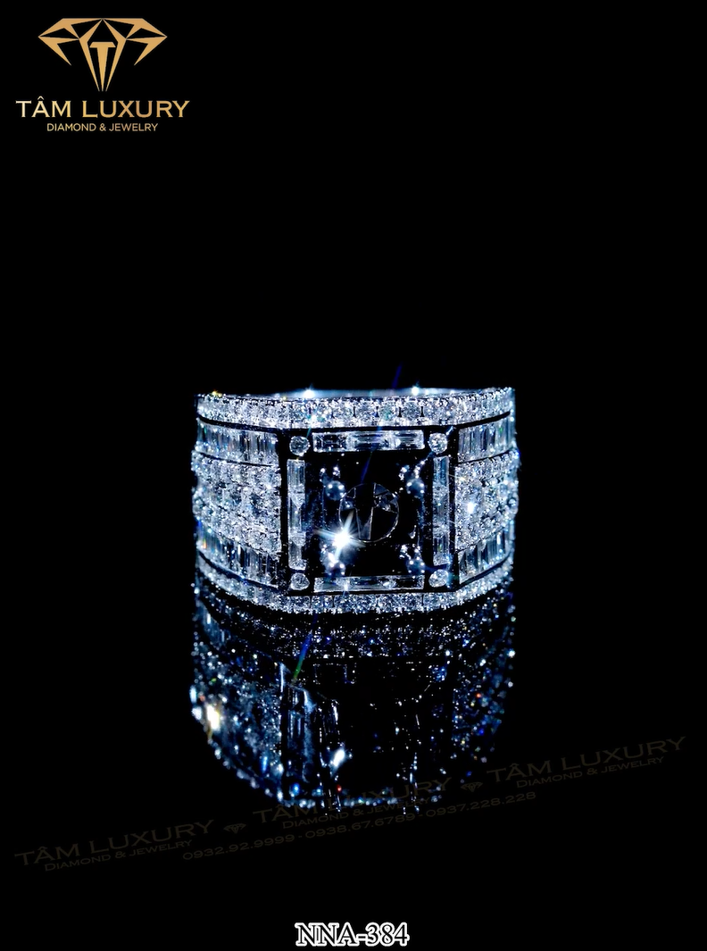 Nhẫn nam kim cương VVS+ Powerful - Mã NNA384 hình ảnh 3