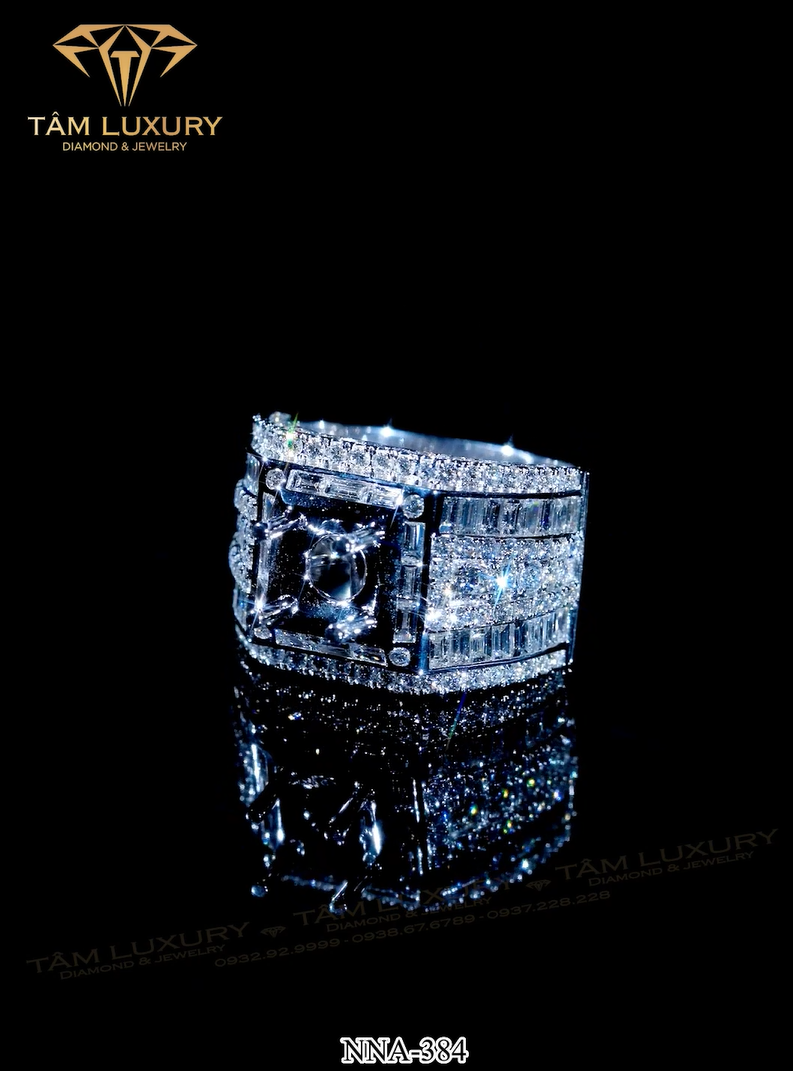 Nhẫn nam kim cương VVS+ Powerful - Mã NNA384 hình ảnh 4