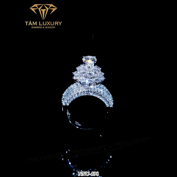 Nhẫn Kim cương nữ “Colourful” – Mã NNU598