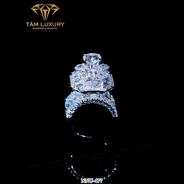 Nhẫn nữ kim cương Elegant - Mã NNU477