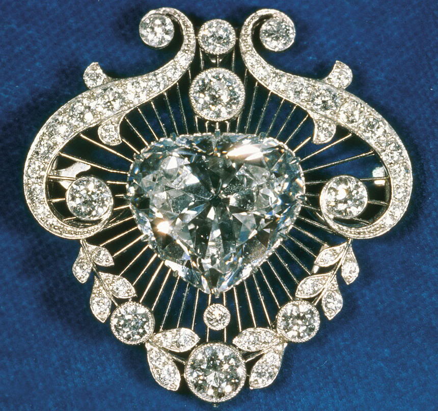The Cullinan V Heart Diamond Brooch