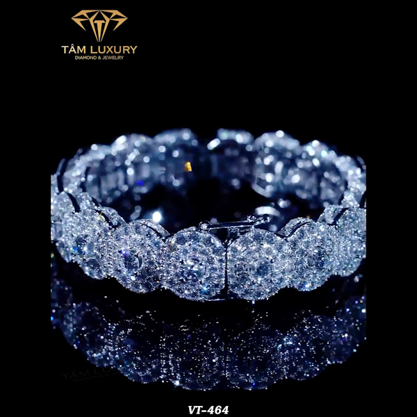 Siêu phẩm Vòng tay vàng ý kim cương “Elite” – Mã VT464