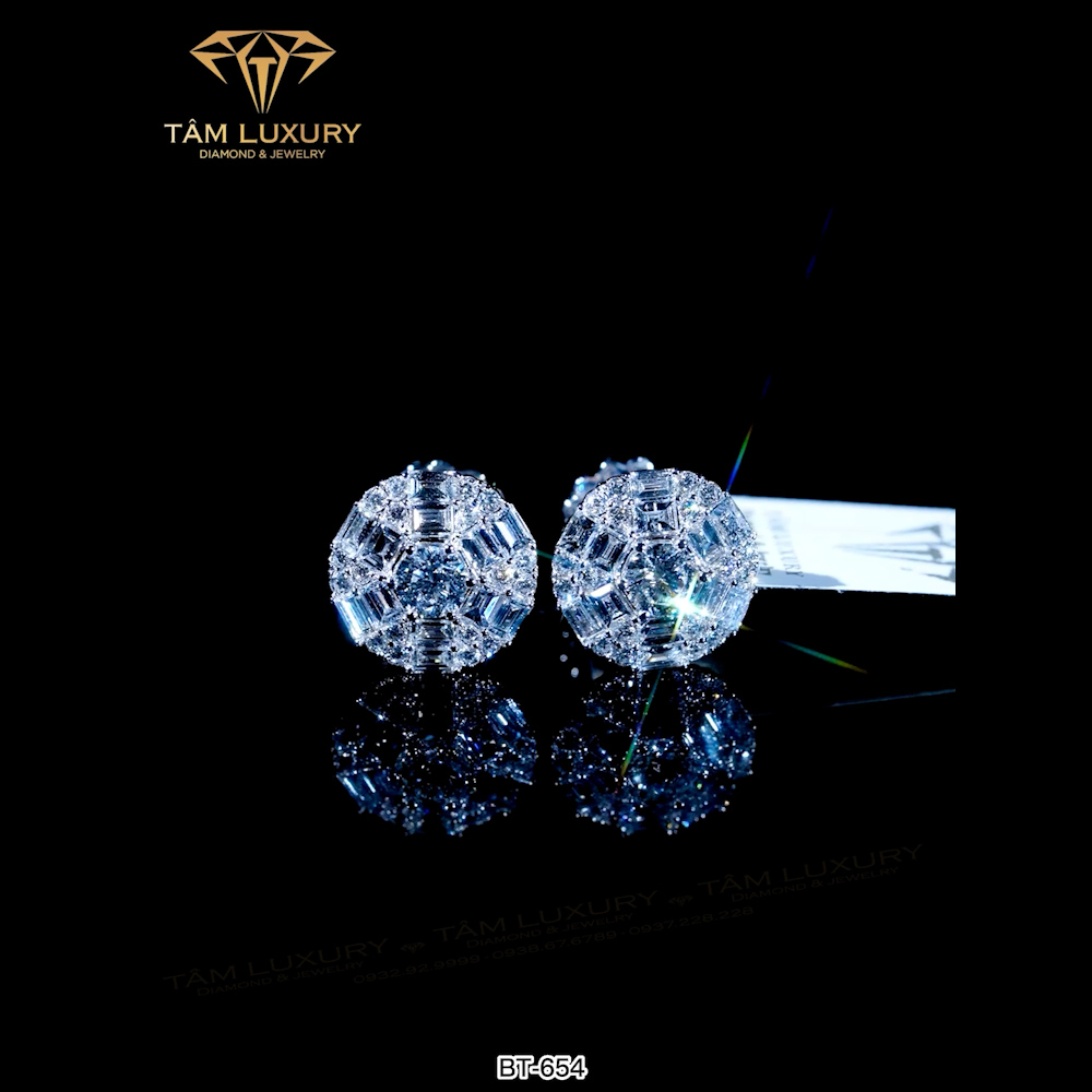 Bông tai Kim cương “Kaylin” – Mã BT654