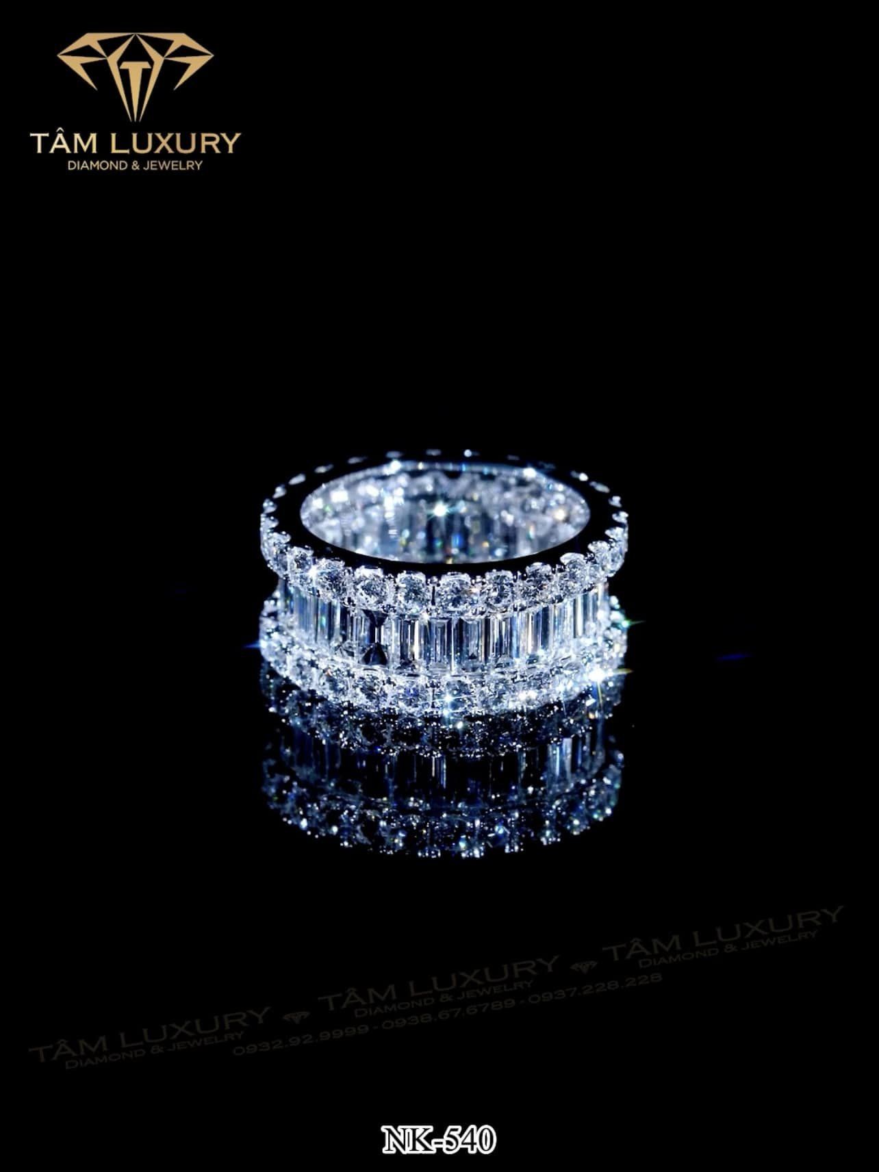 Nhẫn kết vàng kim cương “Glimmer” – Mã NK540