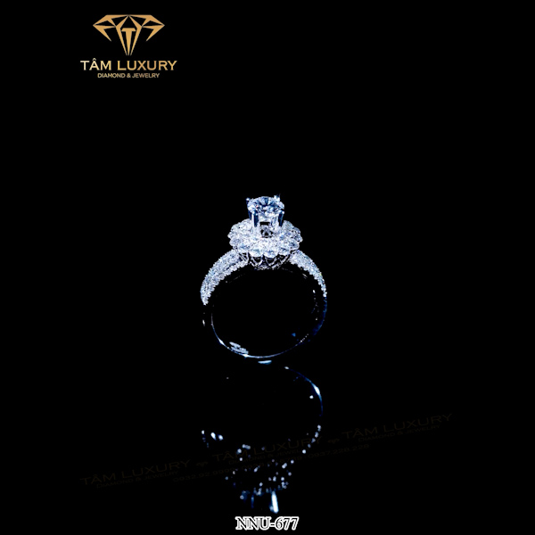 Siêu phẩm nhẫn nữ kim cương “Graceful” – Mã NNU677