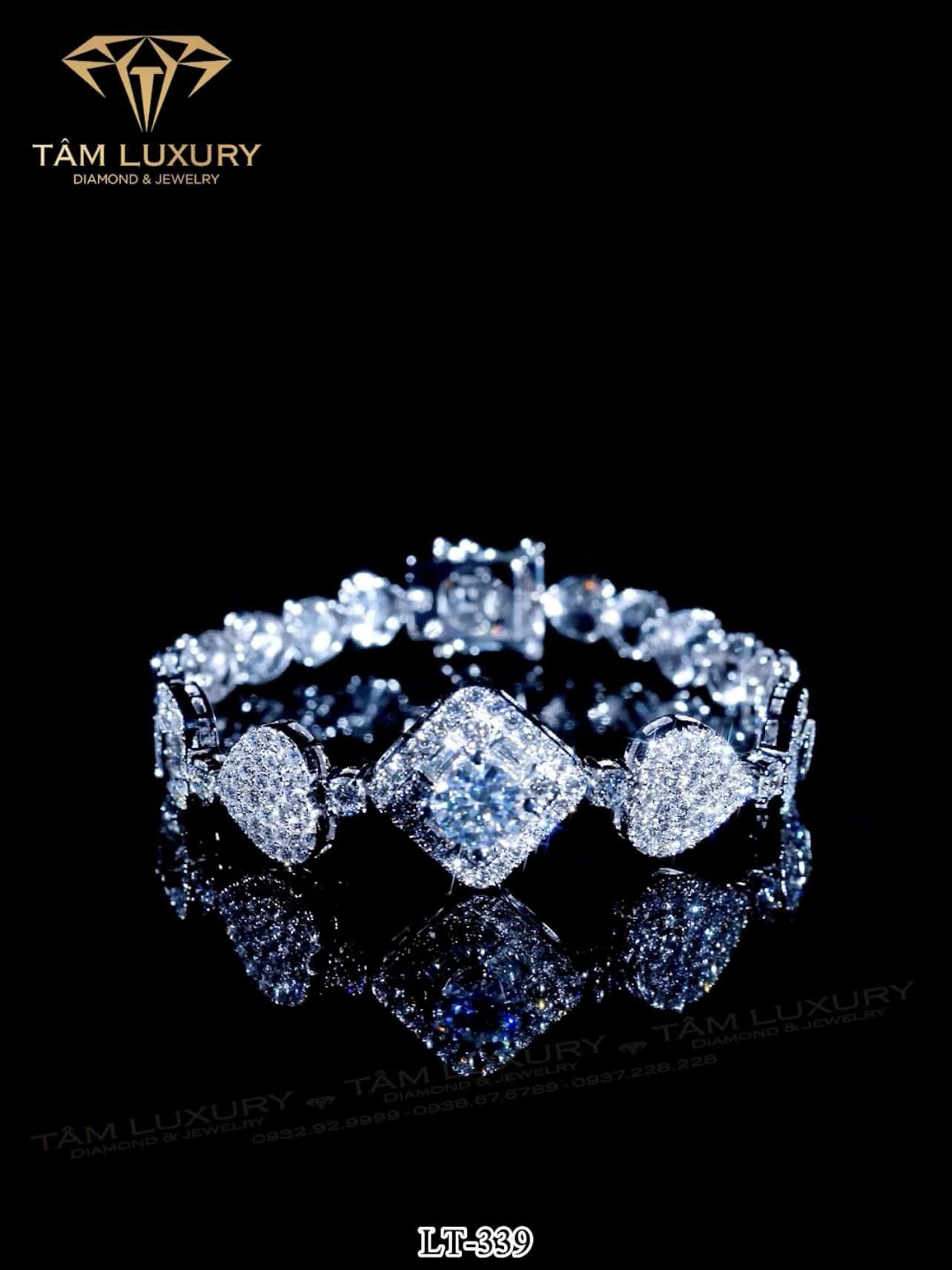 Top lắc tay vàng kim cương được yêu thích “Serene” – Mã LT339