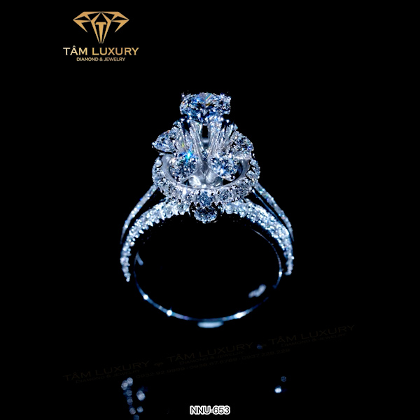 Top nhẫn Kim cương nữ được yêu thích “Classy” – Mã NNU653
