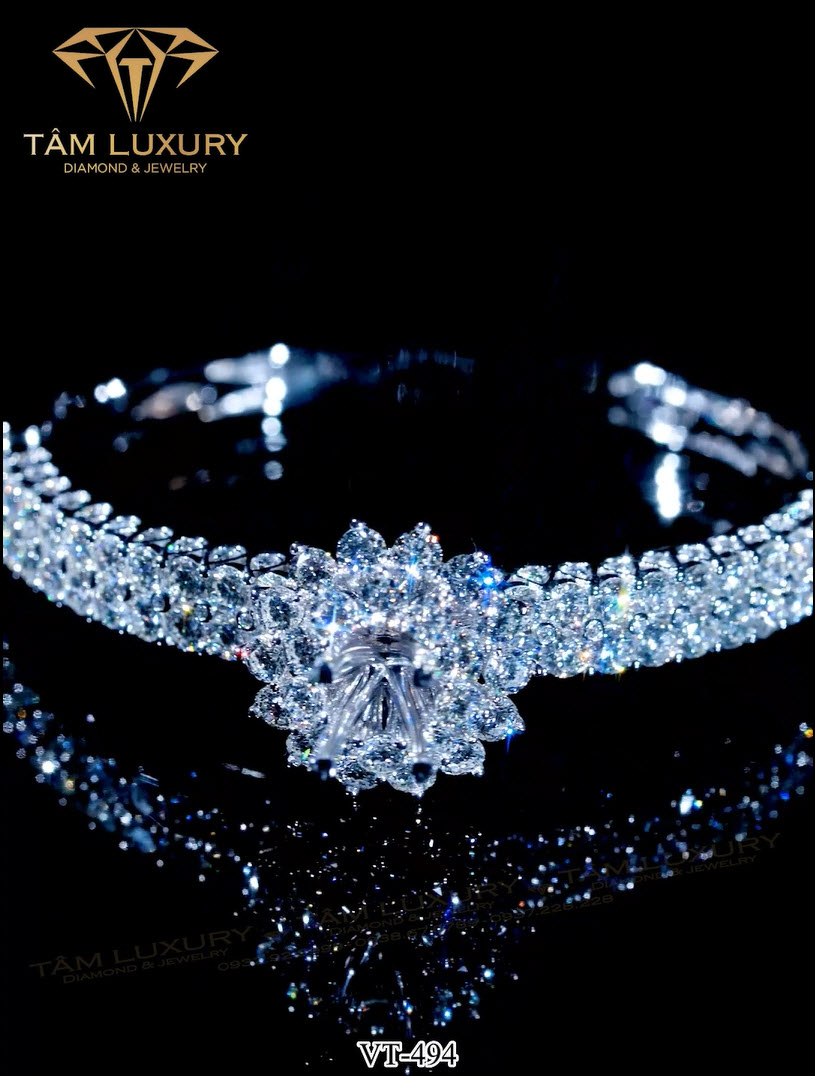 Top vòng tay kim cương được yêu thích “Radiant Splendor” – Mã VT494