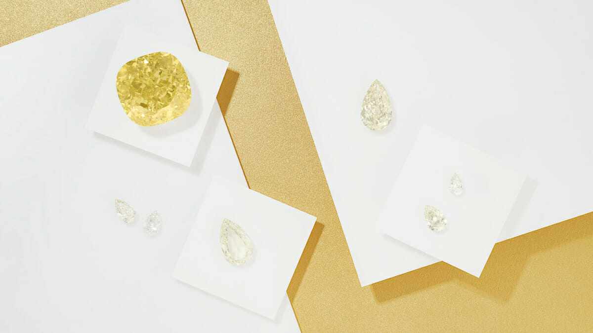 viên kim cương màu vàng Tiffany, 287 carat
