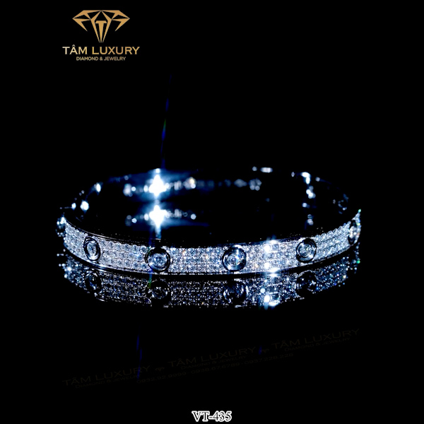Vòng tay kim cương vàng ý “Curious” – Mã VT435