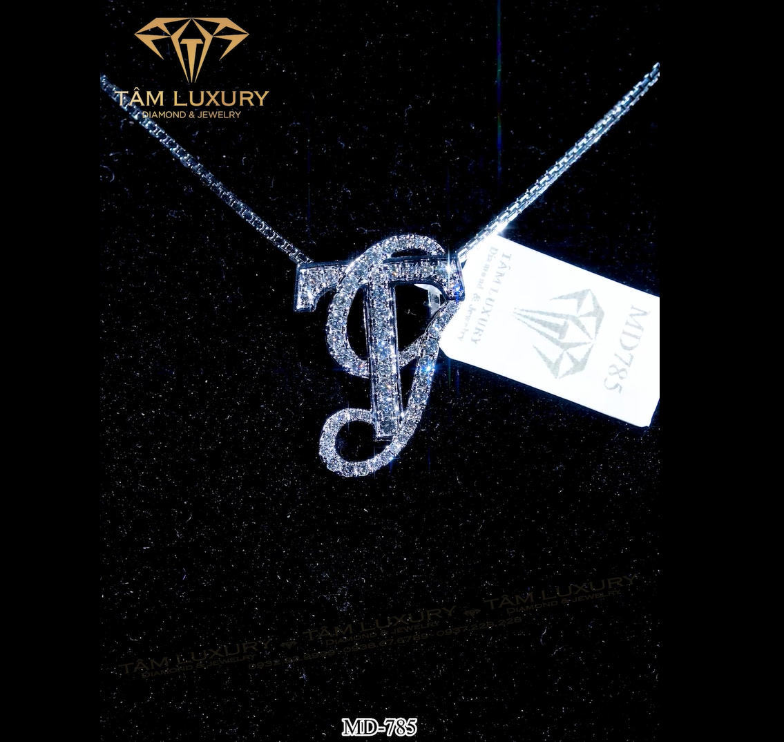 Mặt dây chuyền kim cương vàng ý 750 “Sparkle” – Mã MD785