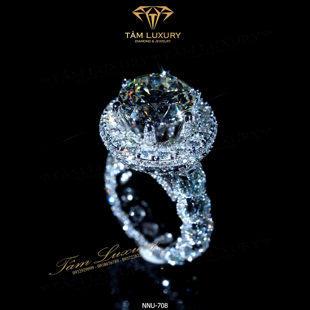 Hình ảnh Nhẫn nữ kim cương "Euphemia"- Mã NNU708 2