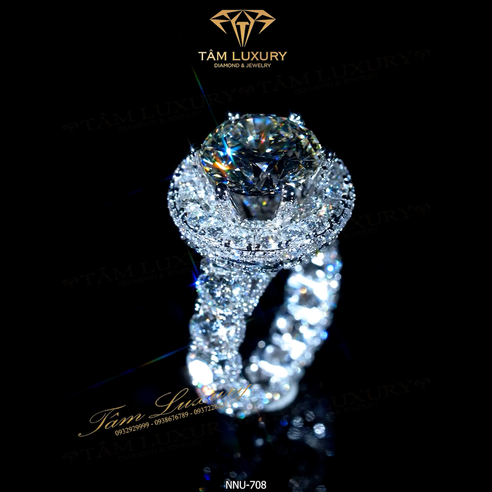 Nhẫn nữ kim cương “Euphemia”- Mã NNU708