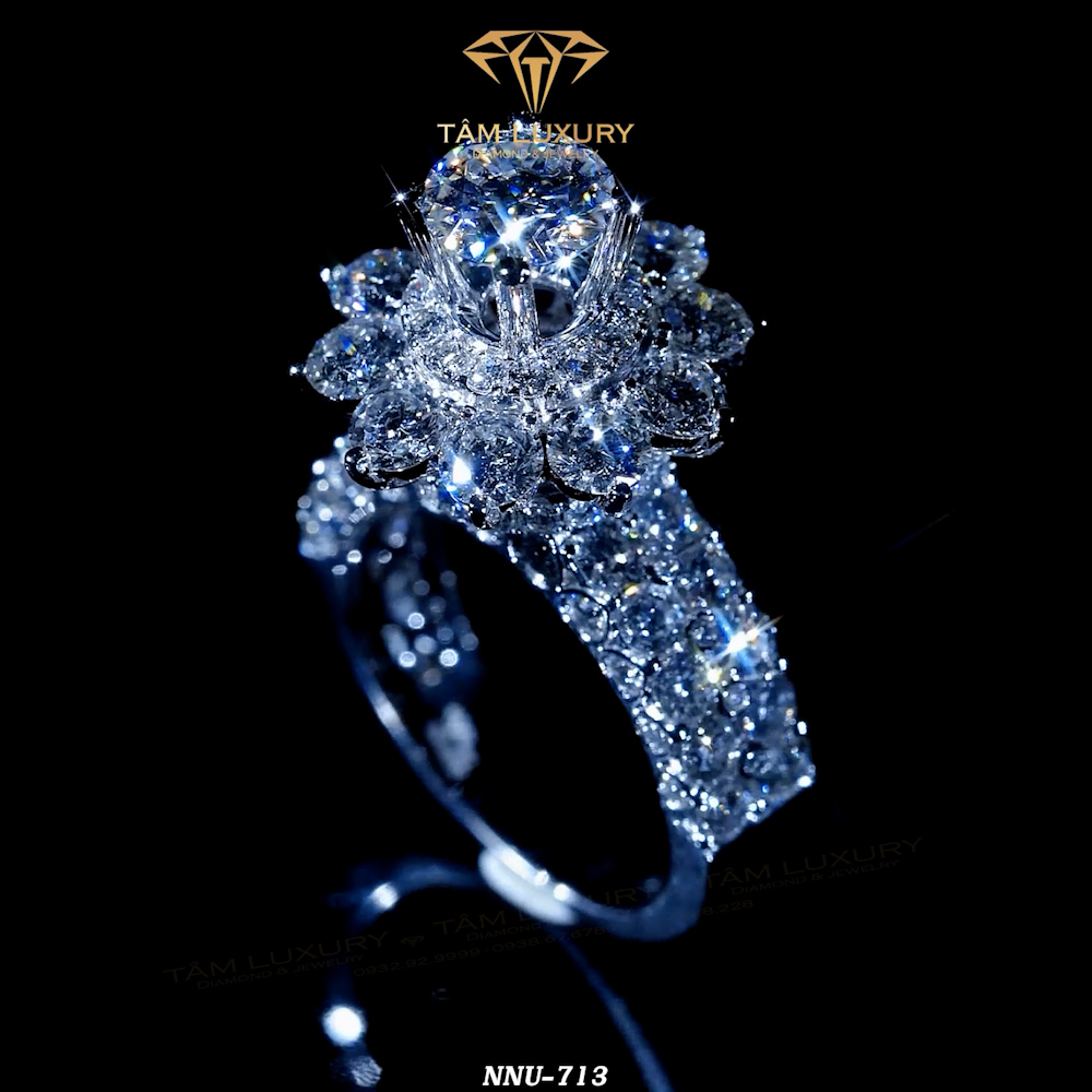 Hình ảnh Nhẫn nữ kim cương "Felicity"- Mã NNU713 4