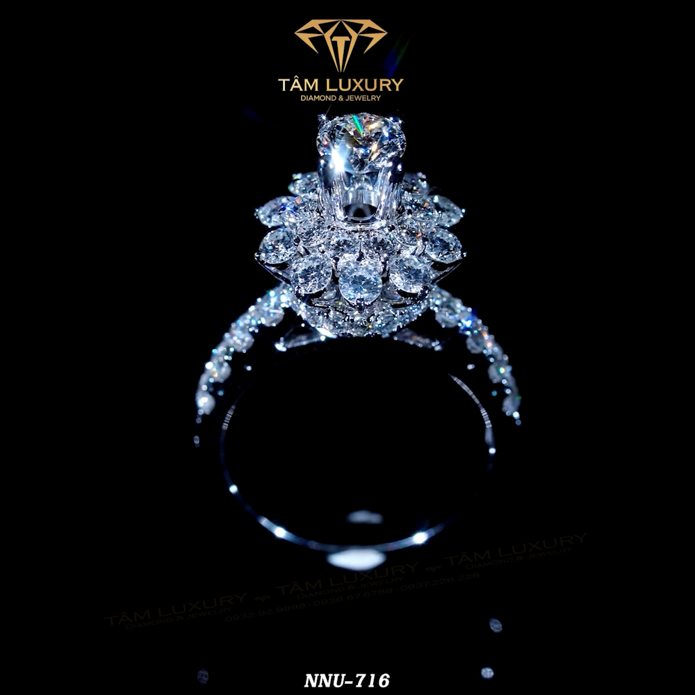 Hình ảnh Nhẫn nữ kim cương "Fidelia"- Mã NNU716 3