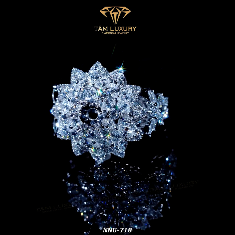 Hình ảnh Nhẫn nữ kim cương "Fidelma"- Mã NNU718 1