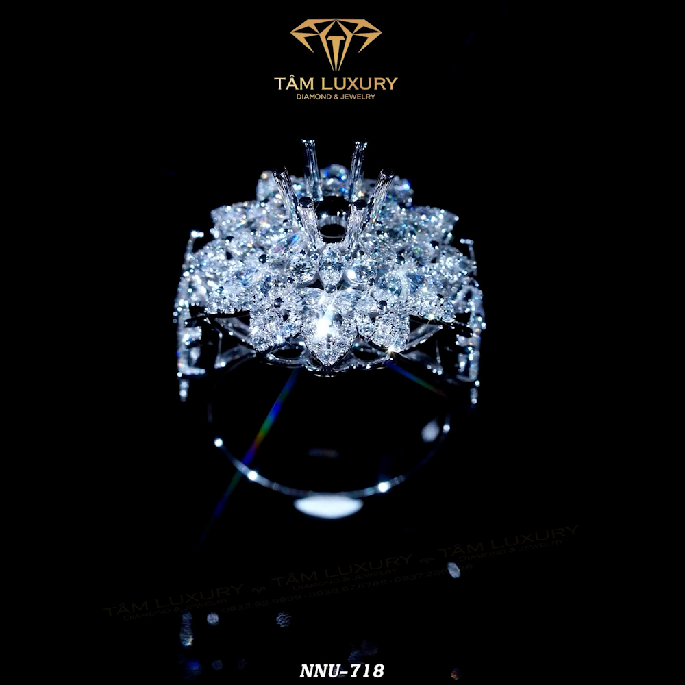 Hình ảnh Nhẫn nữ kim cương "Fidelma"- Mã NNU718 2