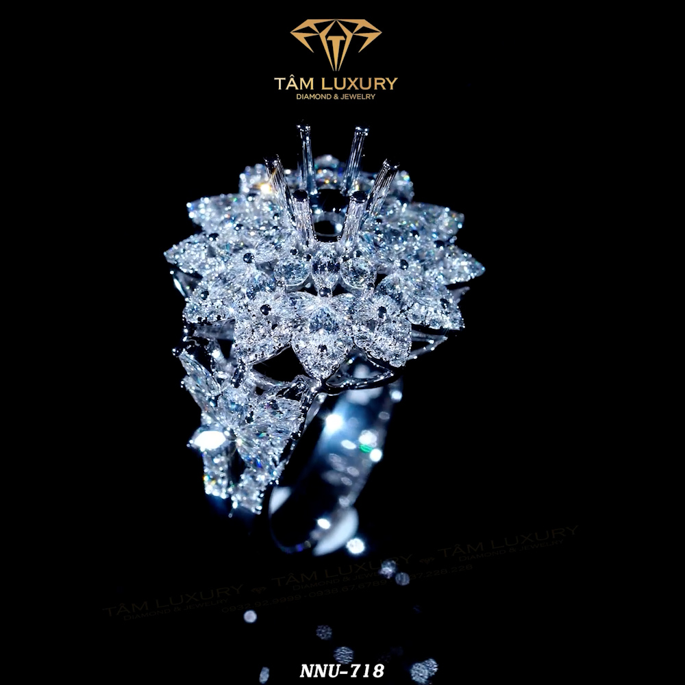 Hình ảnh Nhẫn nữ kim cương "Fidelma"- Mã NNU718 3