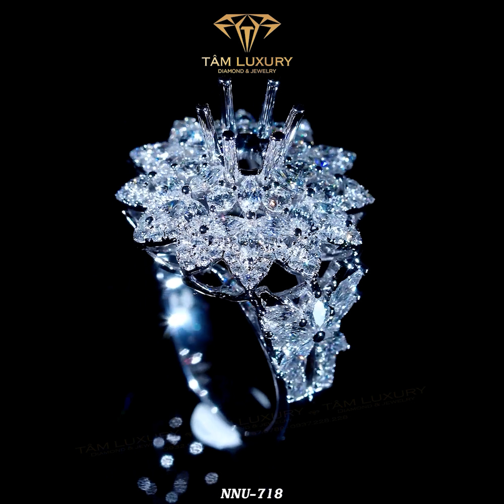Hình ảnh Nhẫn nữ kim cương "Fidelma"- Mã NNU718 4