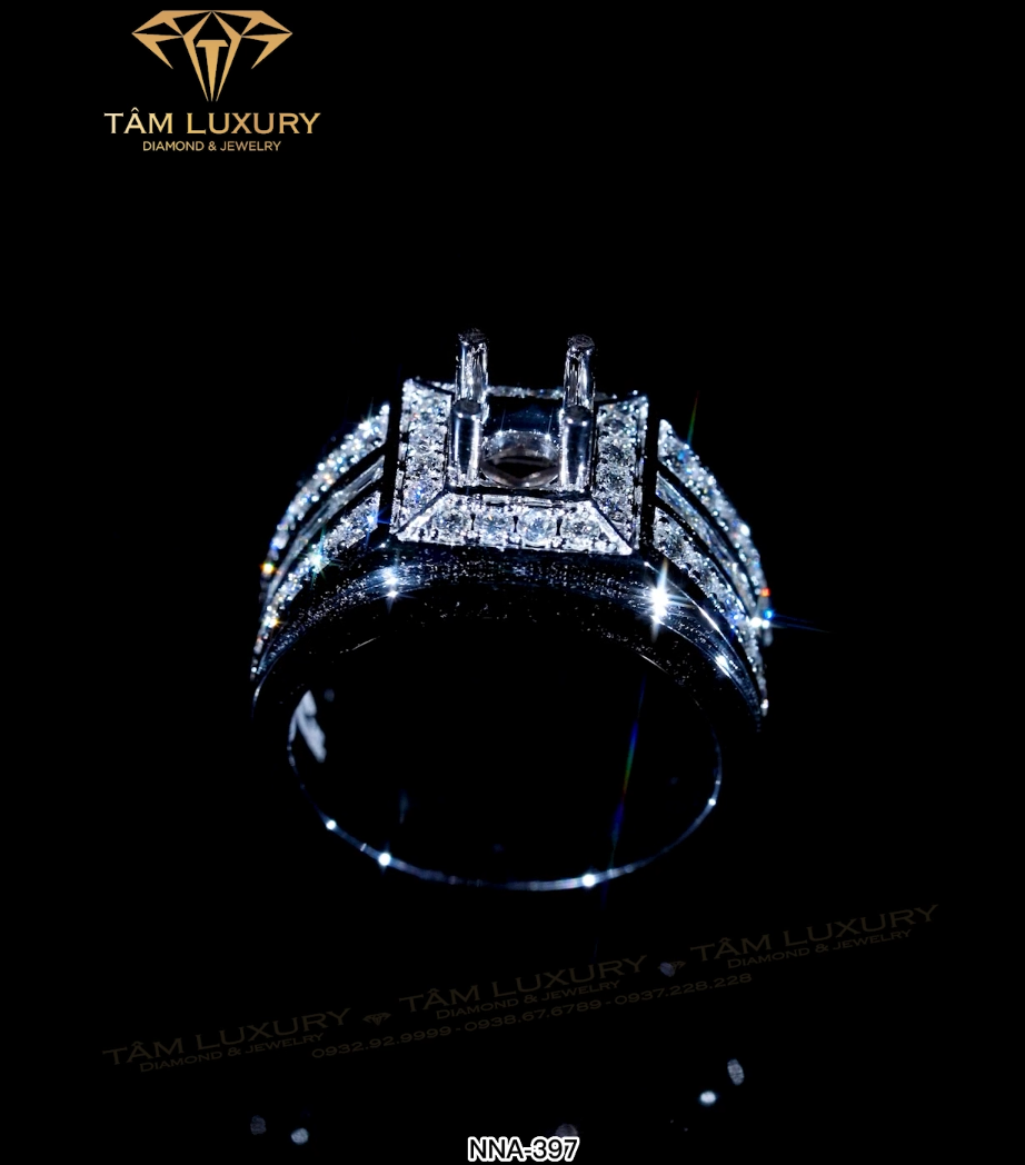 Mẫu nhẫn kim cương nam theo phong cách hiện đại tại Tâm Luxury