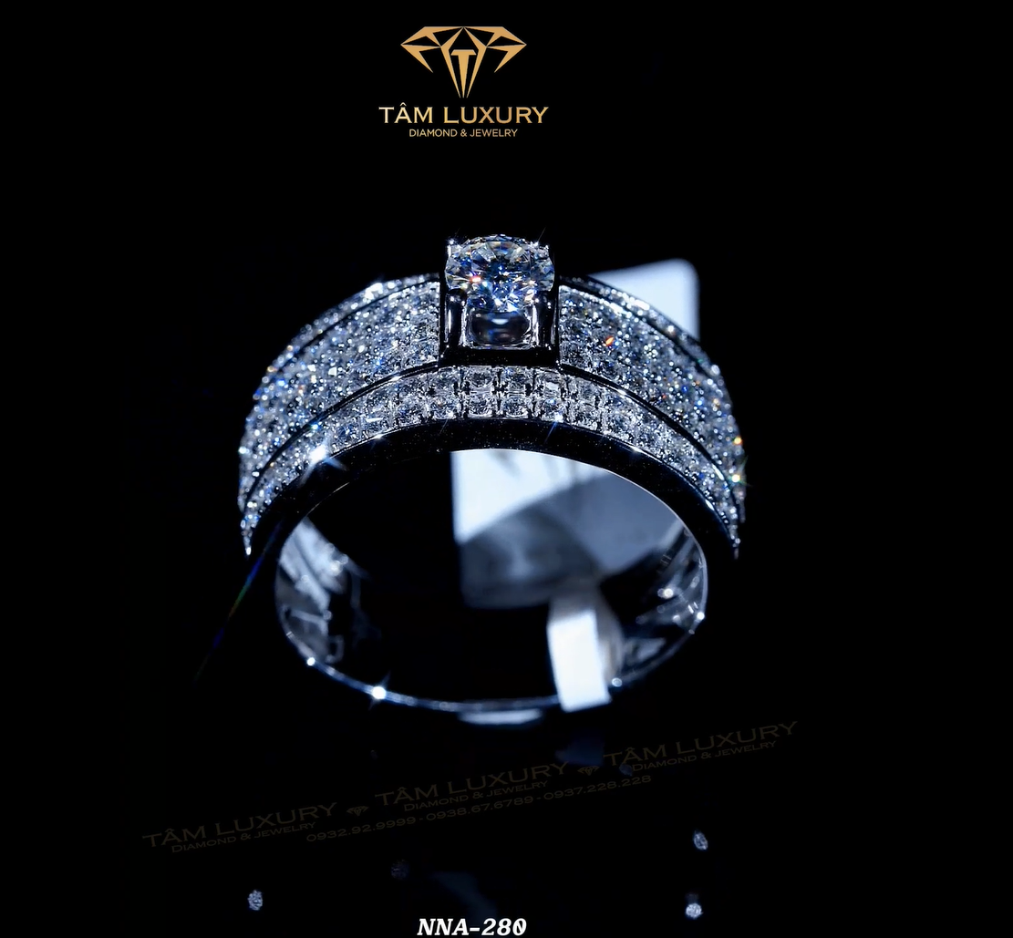 Nhẫn kim cương nam được yêu thích nhất Titus - Mã NNA280 hinh 3