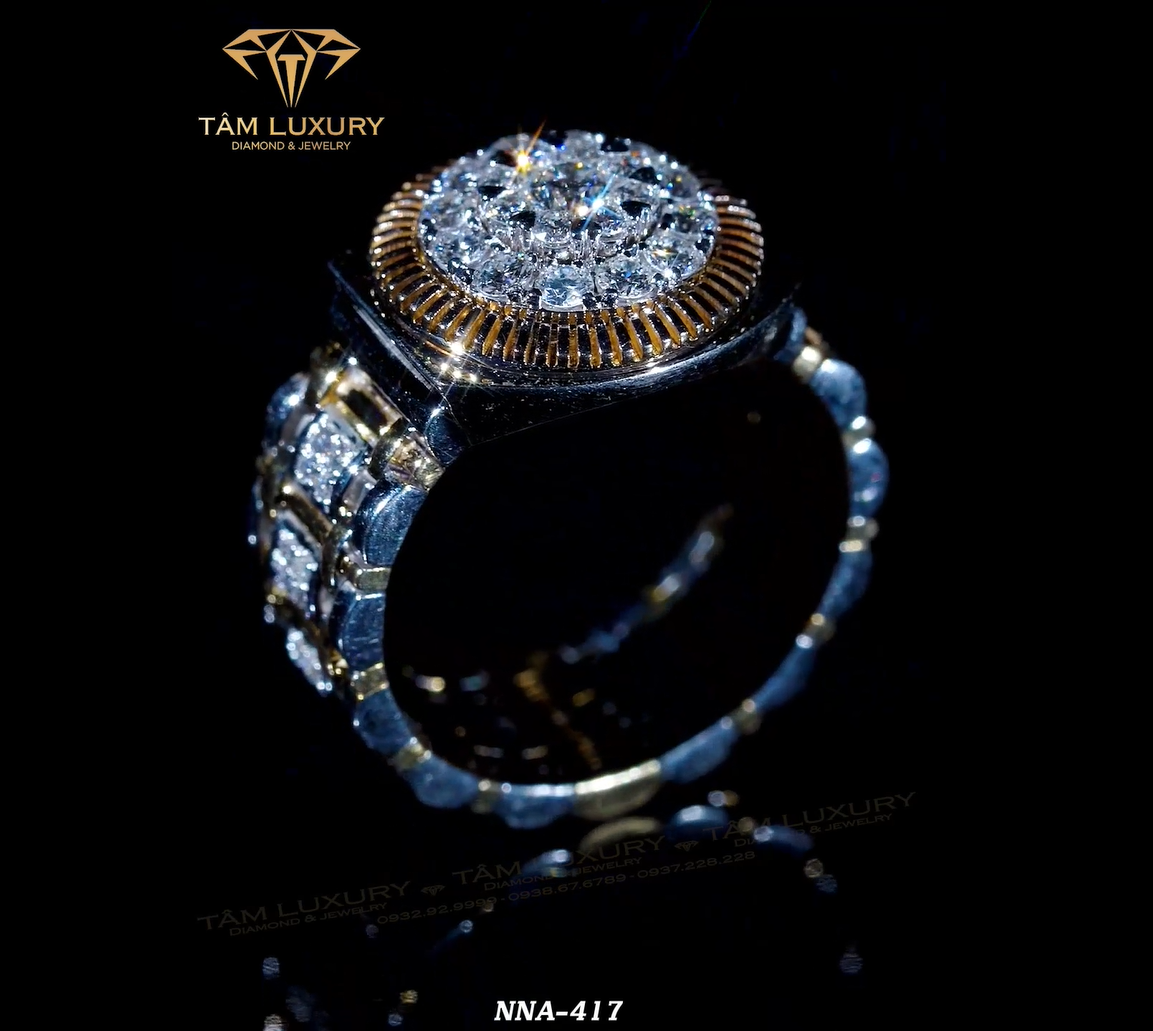 Top nhẫn kim cương nam được yêu thích nhất T9 “Ricardo” – Mã NNA417