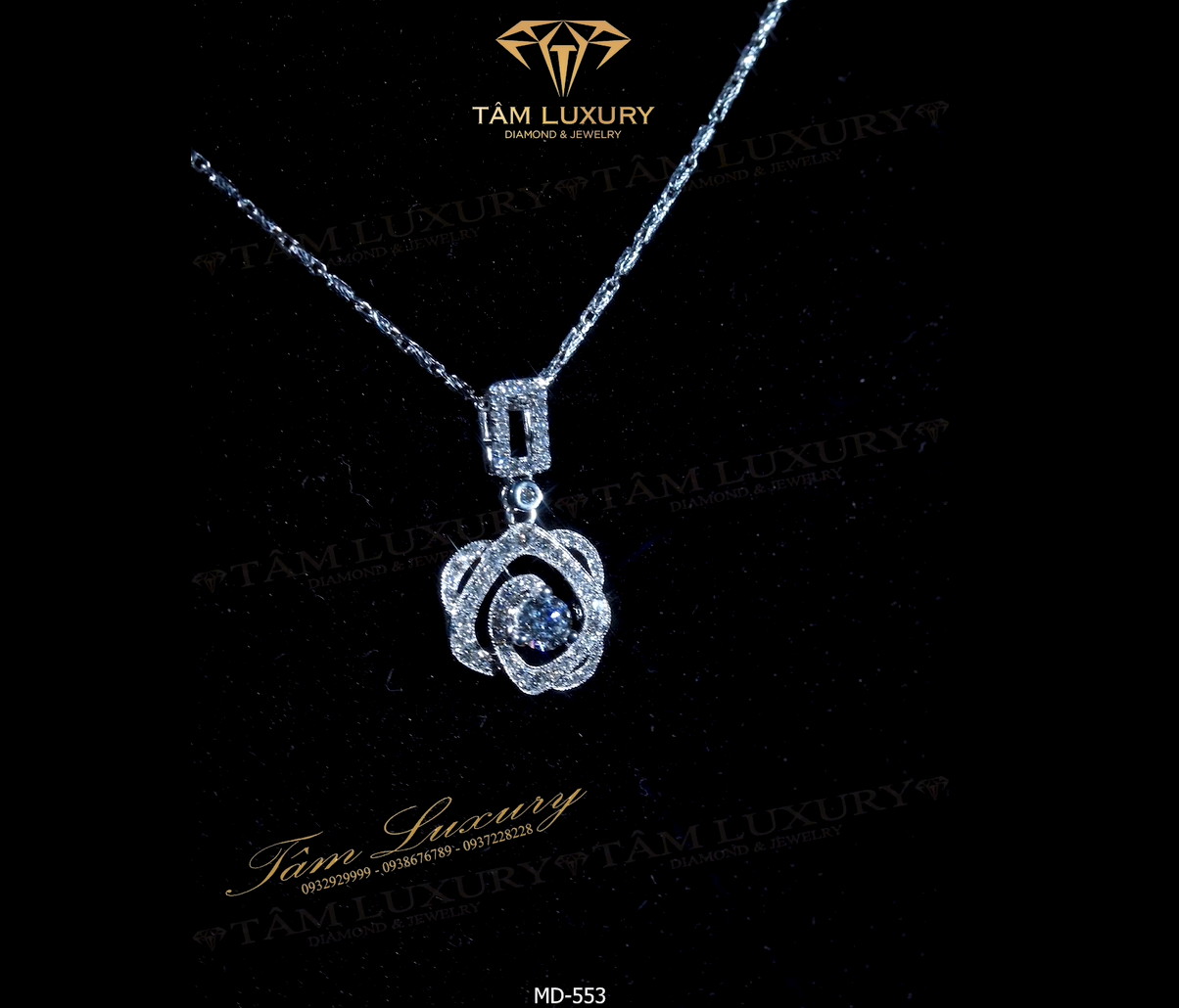 Mặt dây chuyền kim cương vàng ý 750 “Amity” – Mã MD553
