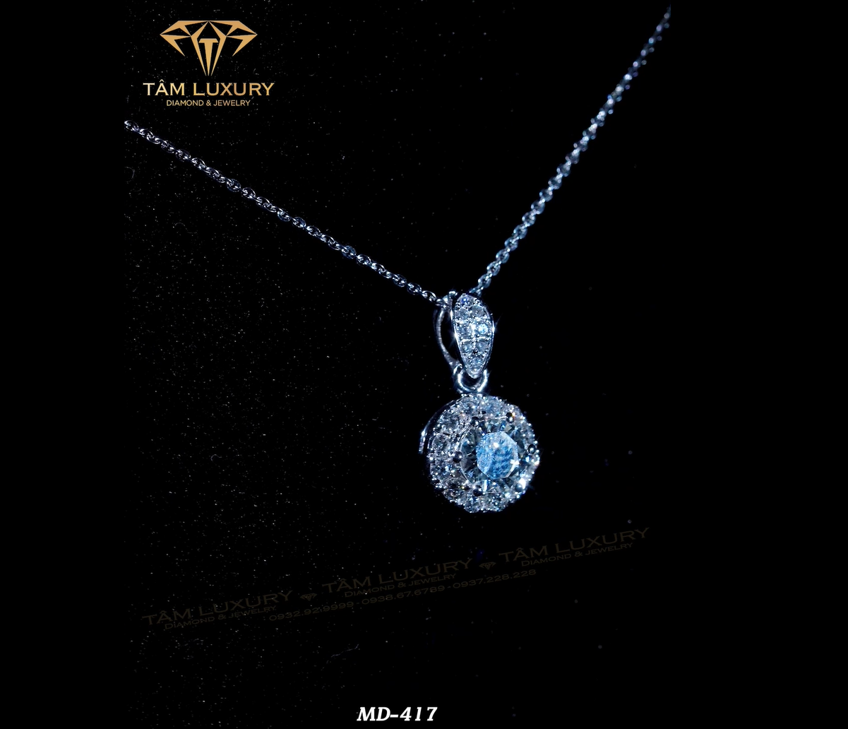 Mặt dây chuyền kim cương vàng ý “Fedelia” – Mã MD417
