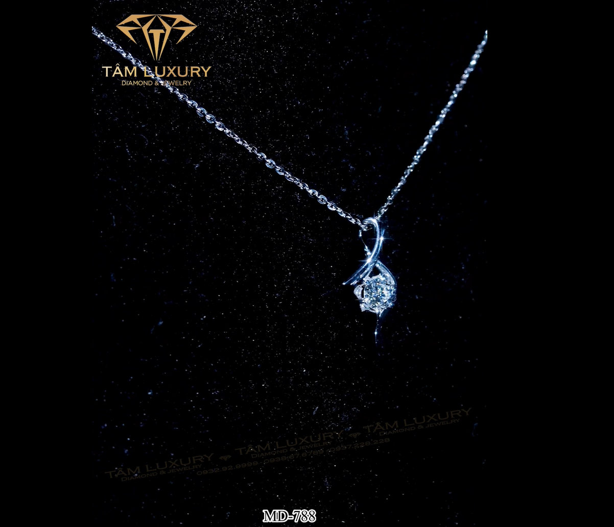 Mặt dây chuyền kim cương vàng ýJoyce - Mã MD788 hinh 1