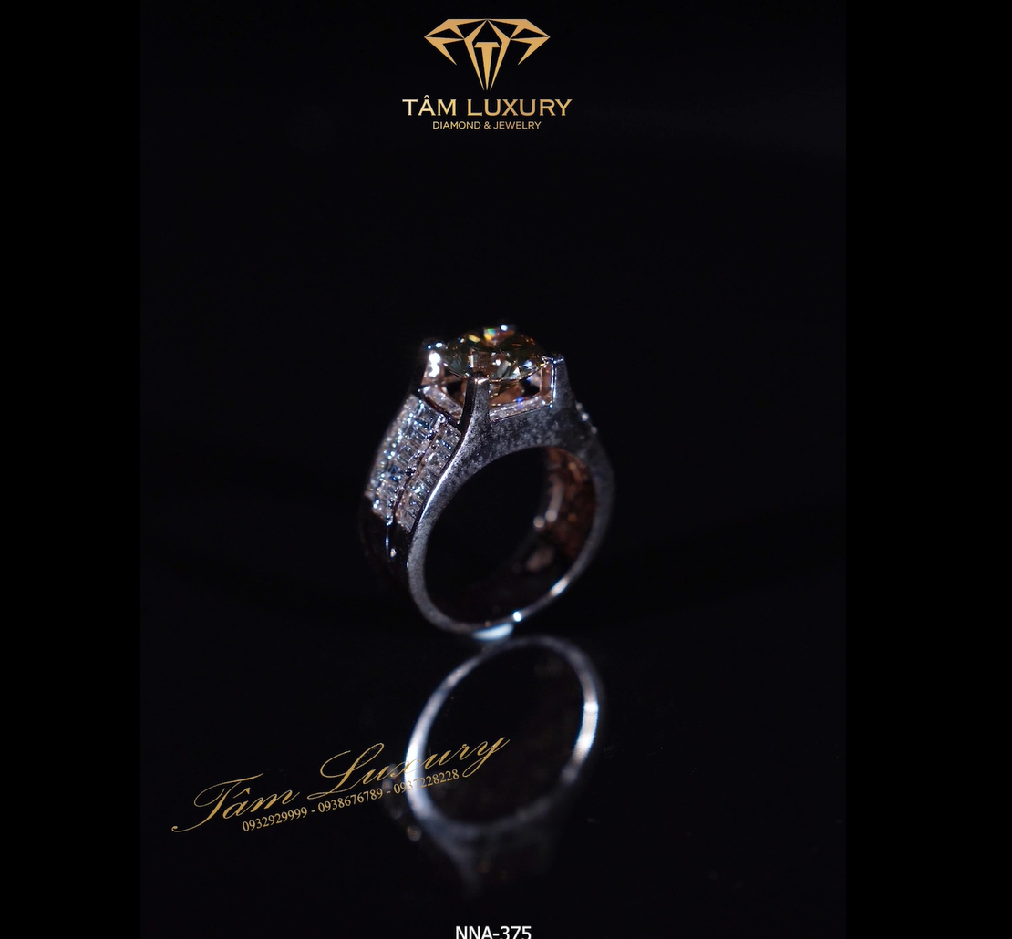 Nhẫn kim cương nam được săn đón và yêu thích nhiều tại Tâm luxury “Hassan” – Mã NNA375