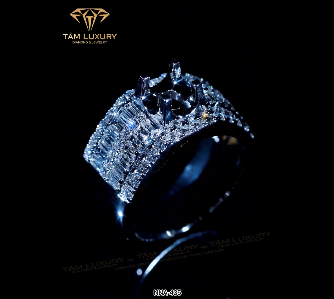 Nhẫn kim cương nam được ưa chuộng tại Tâm Luxury “James” – Mã NNA435