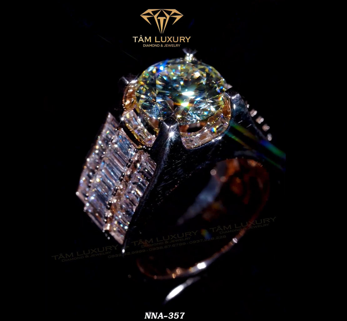 Nhẫn kim cương nam được yêu thích nhất T9 “Rupert” – Mã NNA357