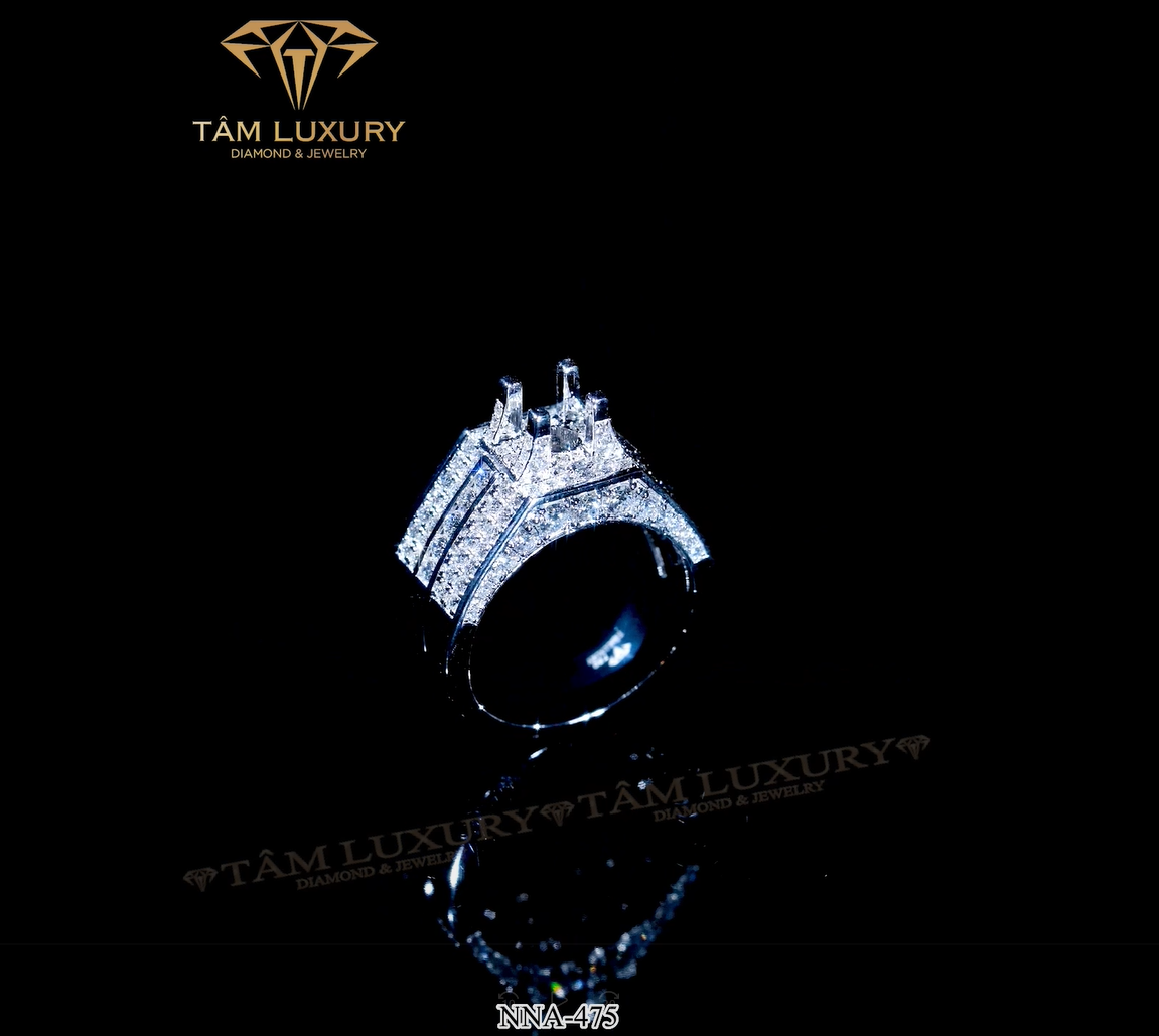 Nhẫn nam kim cương vàng ý 750 “Waldo” – Mã NNA475