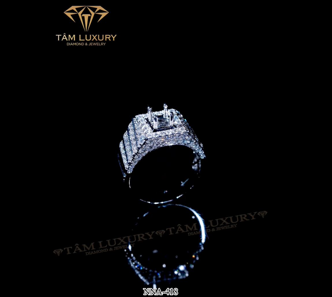 Siêu phẩm nhẫn kim cương nam VVS+ “Prince” – Mã NNA417
