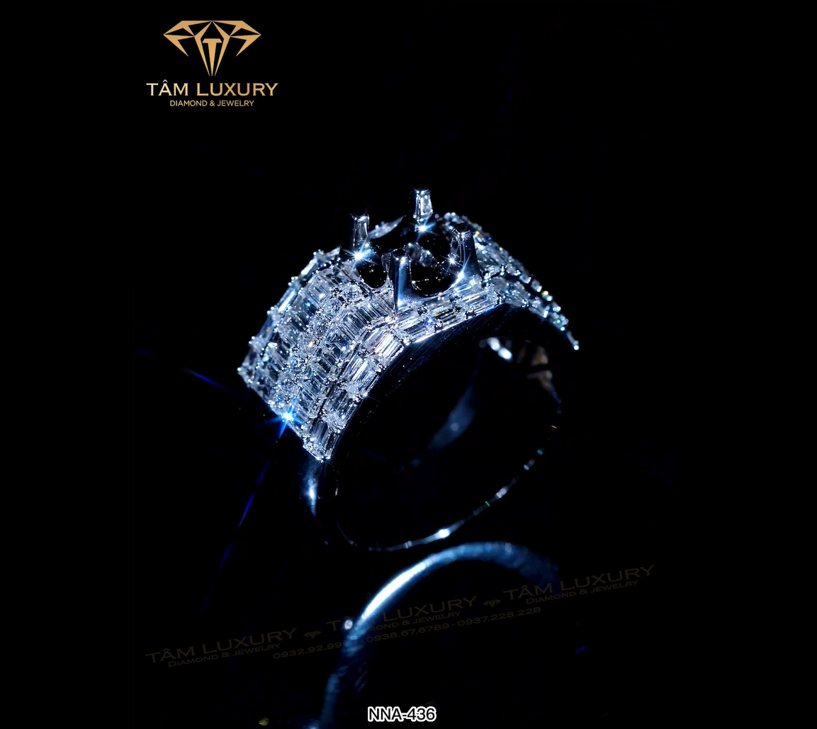Top nhẫn kim cương nam bán chạy tại Tâm Luxury “Liam” – Mã NNA436