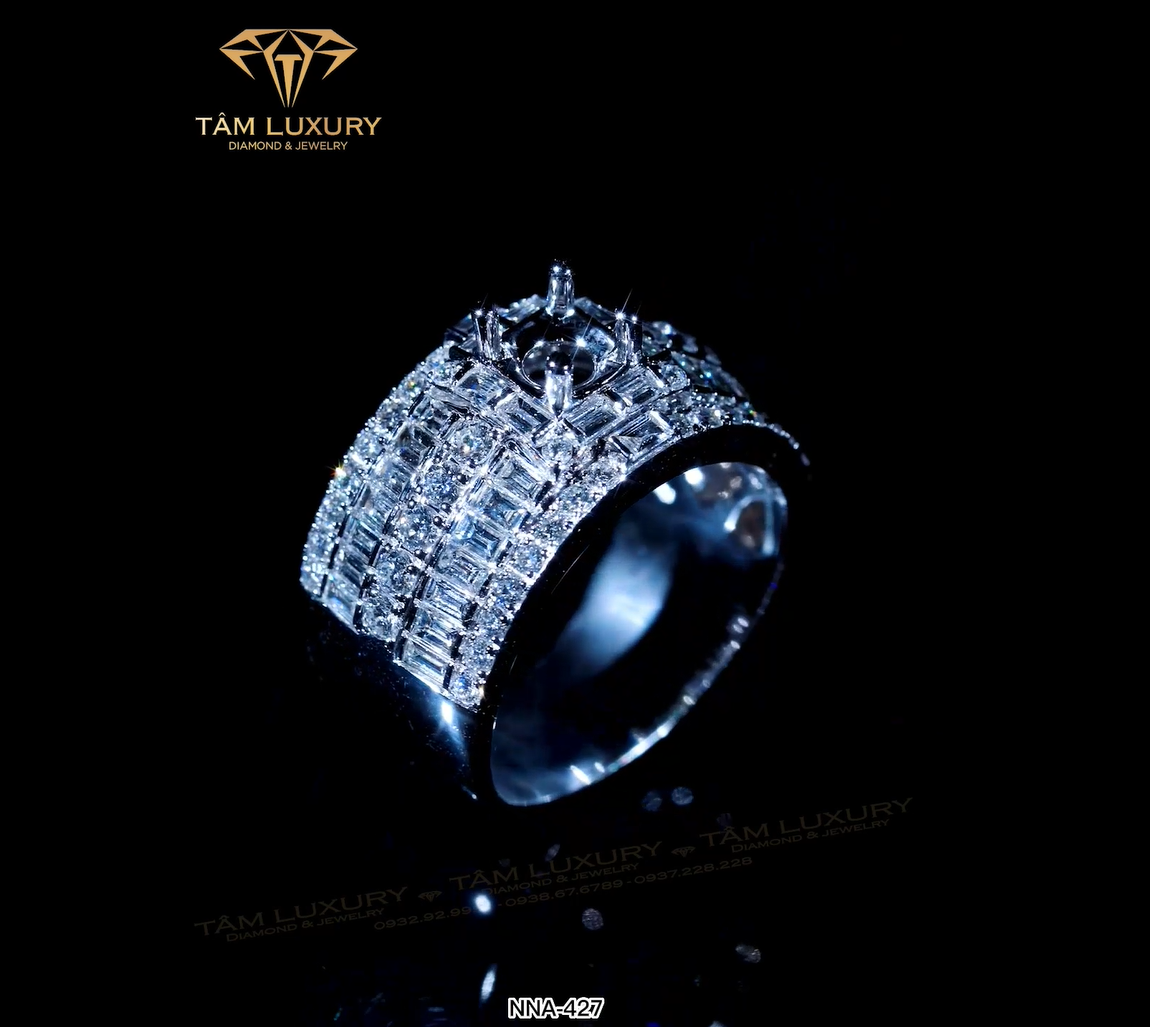Top nhẫn kim cương nam được yêu thích nhất T9 “Verginia” – Mã NNA427