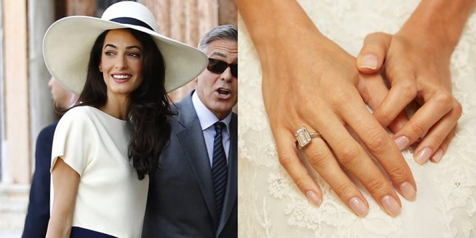 Chiếc nhẫn đính hôn tuyệt đẹp bằng bạch kim gắn viên kim cương 7 carat