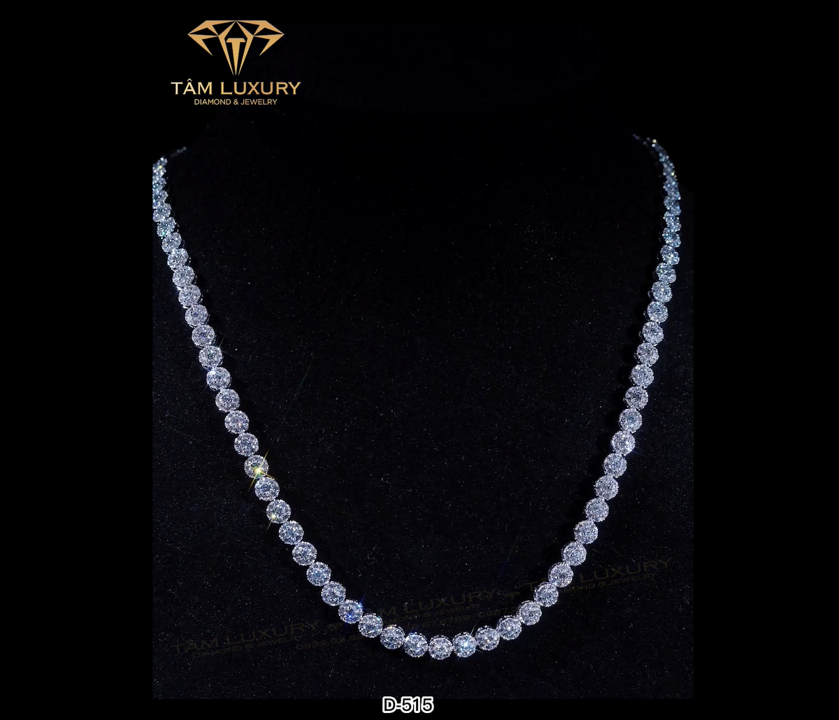 Dây kim cương vàng ý “Calantha” – Mã D515