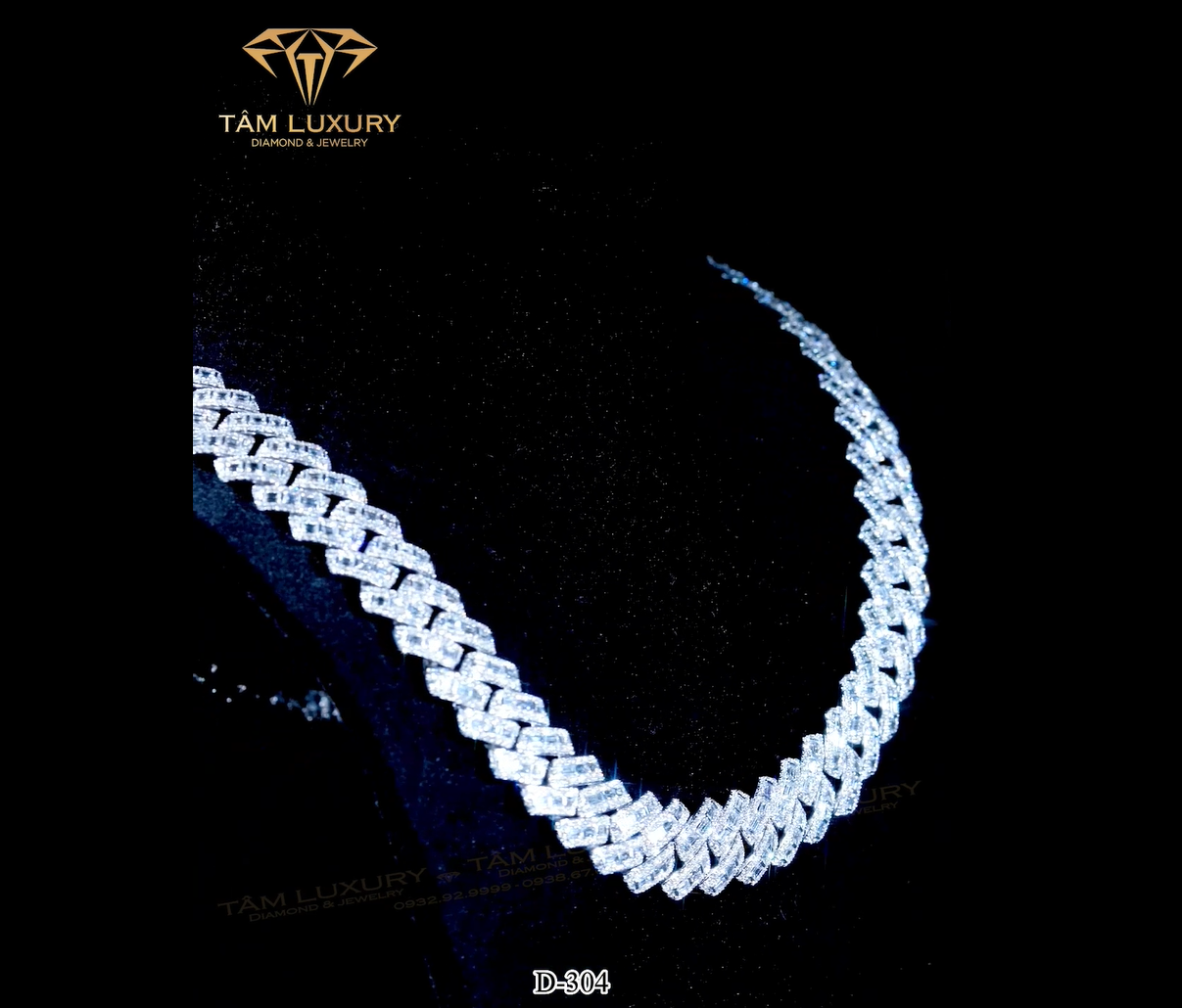Siêu phẩm dây kim cương Eliza - Mã D304 hinh 4