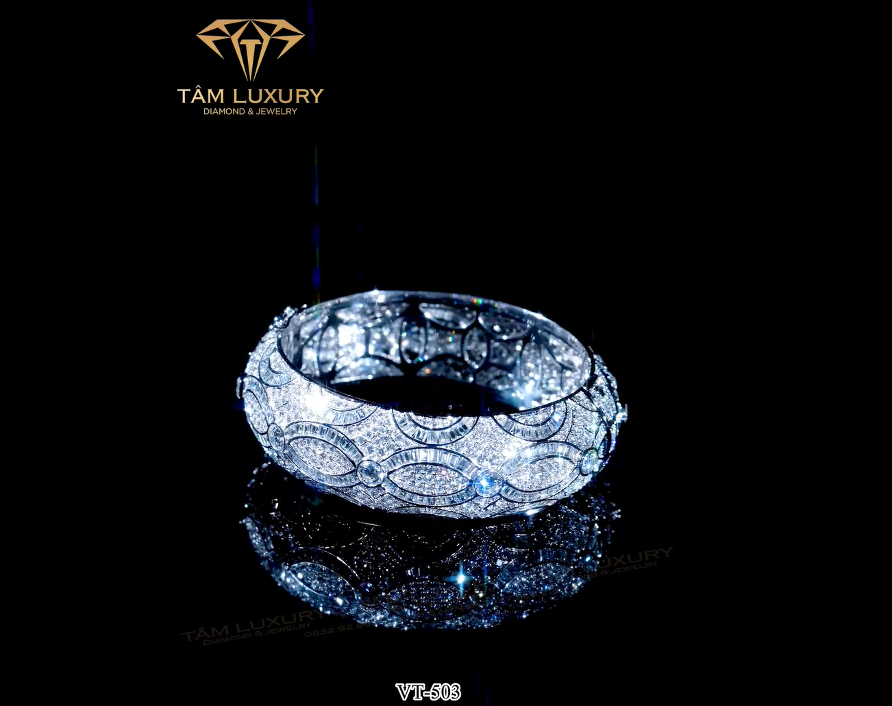 Siêu phẩm vòng tay kim cương “Joyce” – Mã VT503