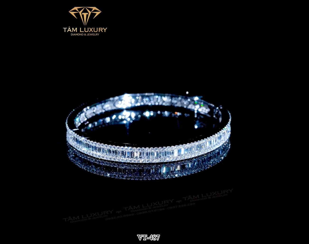 Vòng tay kim cương “Darius” – Mã VT487
