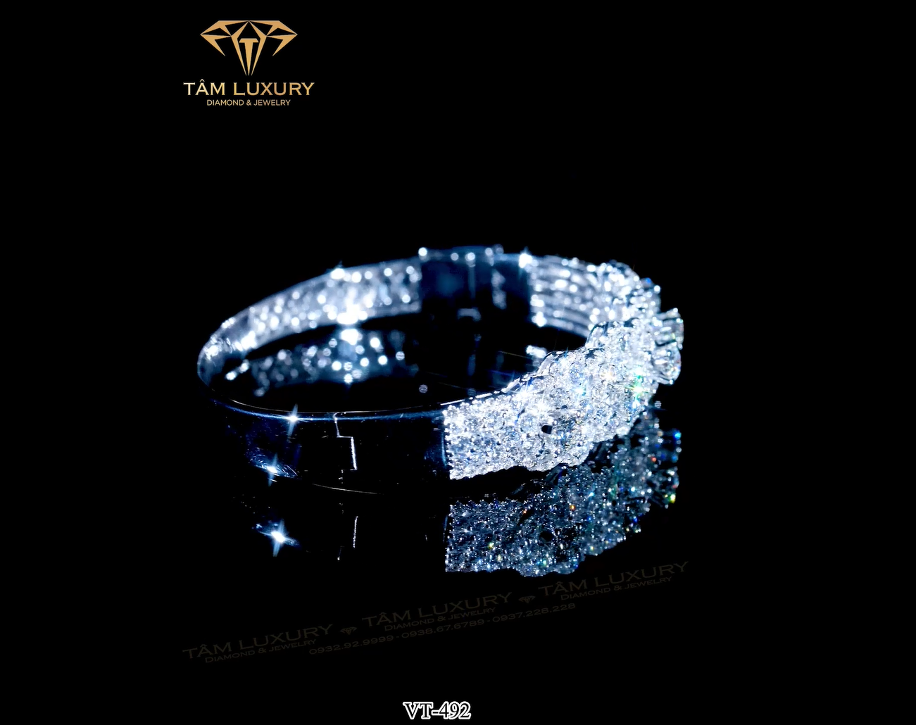 Vòng tay kim cương “Doris” – Mã VT492