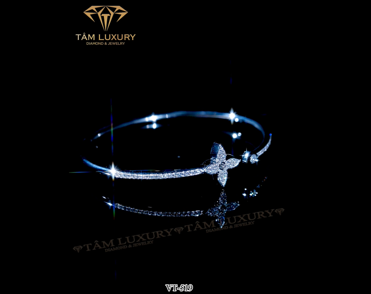 Vòng tay kim cương “Ema” – Mã VT519