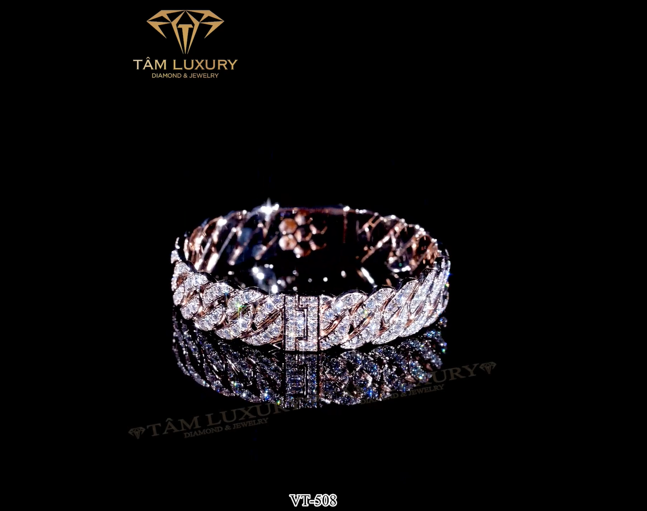 Vòng tay kim cương Emalbe - Mã VT508 hinh 2