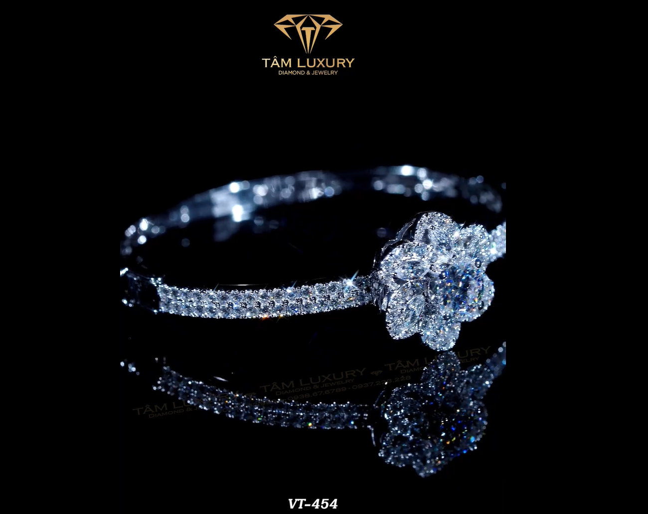 Vòng tay kim cương “Gregory” – Mã VT454